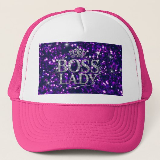 Hoofd Dame Trucker Hoed Pet (Voorkant)