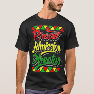 Hoofd directeur zwarte geschiedenis maand Afrika T-shirt