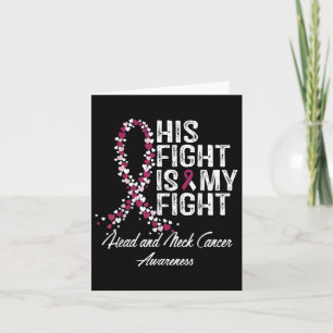 Hoofd- en halskanker Bewustzijn Zijn gevecht is mi Kaart