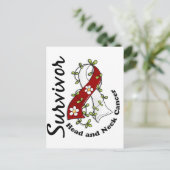 Hoofd- en halskanker Overleving 15 Briefkaart (Staand voorkant)