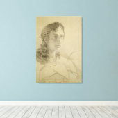 Hoofd en handen van St. John, 1806 Canvas Afdruk (Insitu (Houten vloer))