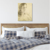 Hoofd en handen van St. John, 1806 Canvas Afdruk (Insitu (Slaapkamer))
