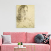 Hoofd en handen van St. John, 1806 Canvas Afdruk (Insitu (Woonkamer))