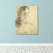 Hoofd en handen van St. John, 1806 Canvas Afdruk (Insitu (Houten vloer))