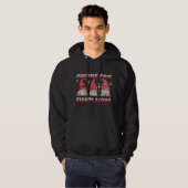 Hoofd- en nekkanker Burgundy Ribbon Hoodie (Voorkant volledig)