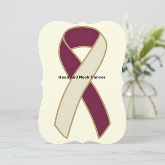 Hoofd- en nekkanker kaart (Staand voorkant)