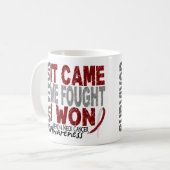 Hoofd- en nekkanker Overleving Het kwam tot ons re Koffiemok (Voorkant links)