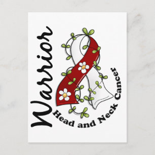 Hoofd- en nekkanker Warrior 15 Briefkaart