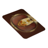 Hoofd- en samengestelde ogen van een heupvlucht magneet (Rechterzijde)