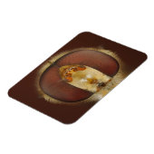 Hoofd- en samengestelde ogen van een heupvlucht magneet (Linkerzijde)