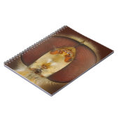 Hoofd- en samengestelde ogen van een heupvlucht notitieboek (Linkerzijde)