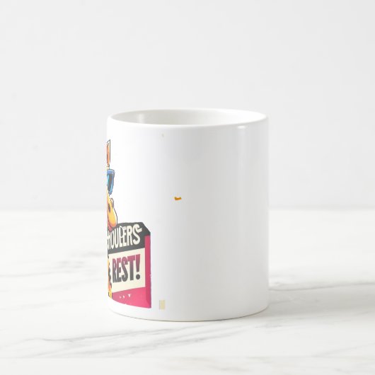 Hoofd en schouders boven de rest Grappige Giraffe Koffiemok (Center)