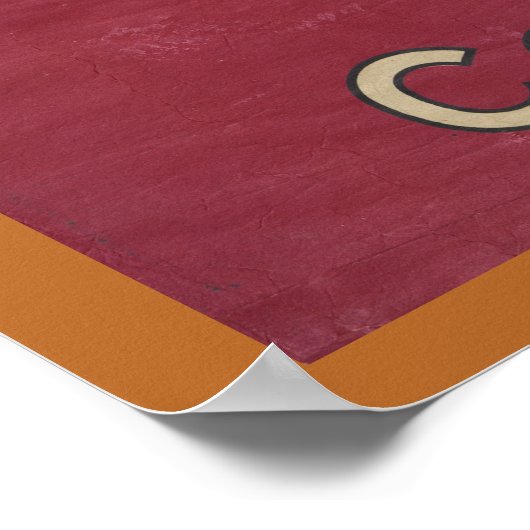 Hoofd-en-schouders portret van Buffalo Bill Poster (Hoek)