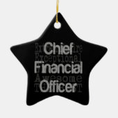 Hoofd financieel functionaris keramisch ornament (Voorkant)