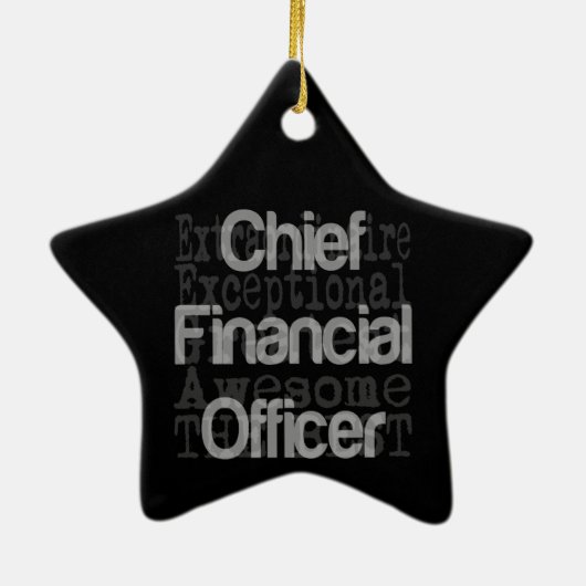 Hoofd financieel functionaris keramisch ornament (Achterkant)