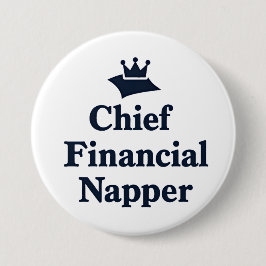 Hoofd Financiële Slaper  Ronde Button 7,6 Cm