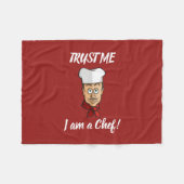 Hoofd Fleece Deken (Voorkant (Horizontaal))