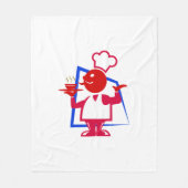 Hoofd Fleece Deken (Voorkant)