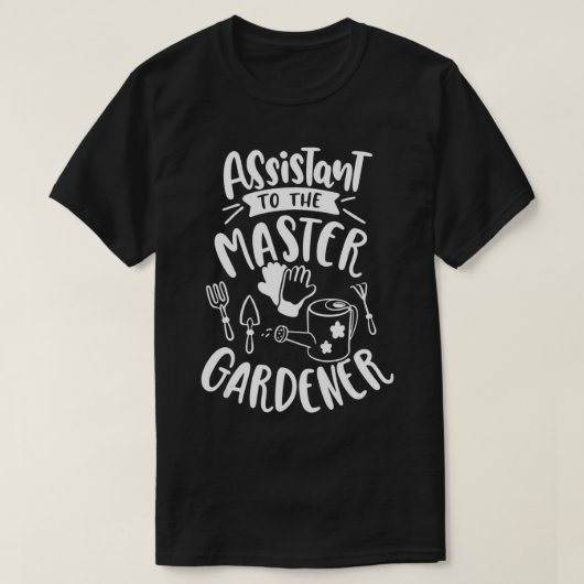 Hoofd Gardener assistent van de kapitein Gardener T-shirt (Design voorkant)