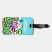 Hoofd Gardener met naam Bagagelabel (Achterkant horizontaal)