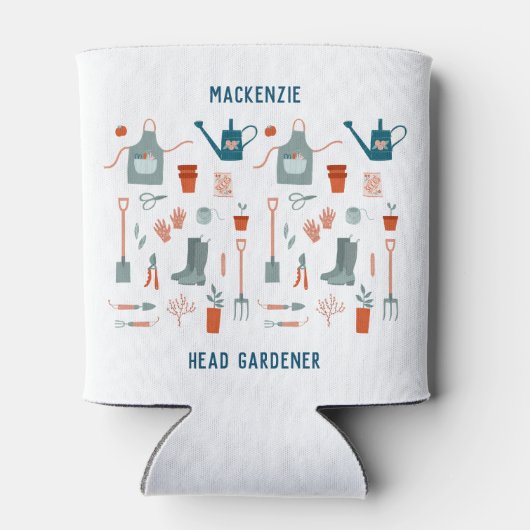 Hoofd Gardener Persoonlijk Blikjeskoeler (Achterkant)