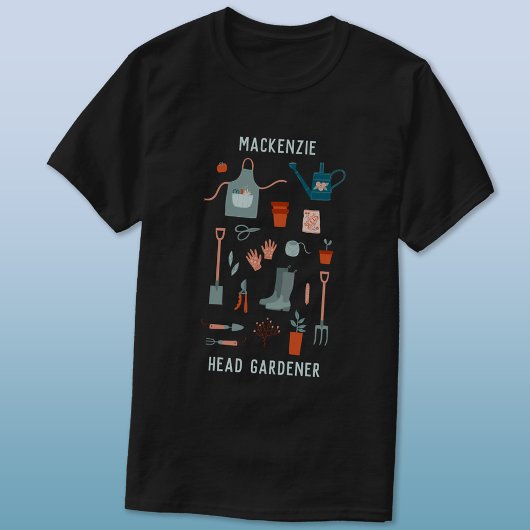 Hoofd Gardener Persoonlijk T-shirt