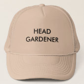 HOOFD GARDENER TRUCKER PET (Voorkant)