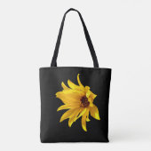 Hoofd gele madeliefje Helenium All Over Print Bag Tote Bag (Achterkant)