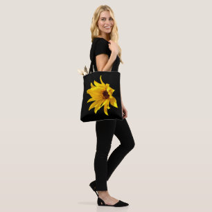 Hoofd gele madeliefje Helenium All Over Print Bag Tote Bag