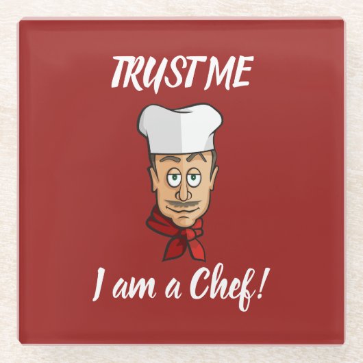 Hoofd Glazen Onderzetter (Voorkant)