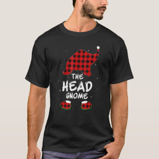 Hoofd Gnome Buffalo met kerstfeest T-shirt