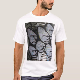 Hoofd graffiti, Bazel, Zwitserland T-shirt