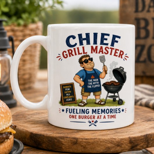 Hoofd Grill Meester Koffiemok