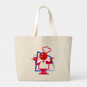 Hoofd Grote Tote Bag