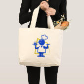 Hoofd Grote Tote Bag (Voorkant (product))