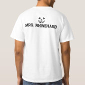 Hoofd Halloween Gecertificeerd Snoep Belastingontv T-shirt (Achterkant)