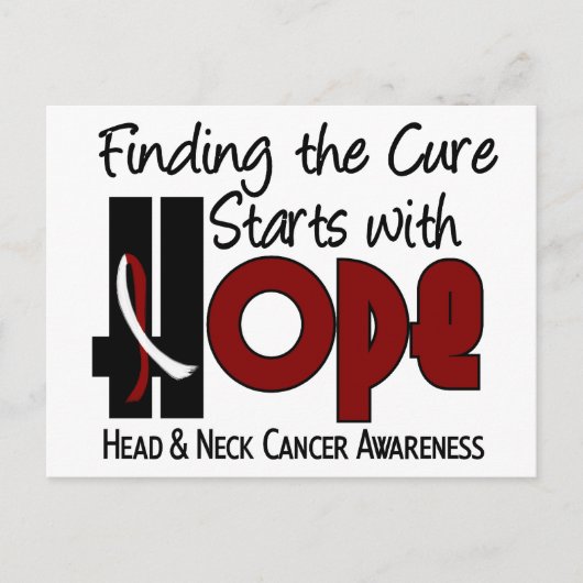 Hoofd-halskanker HOOP 4 Briefkaart (Voorkant)