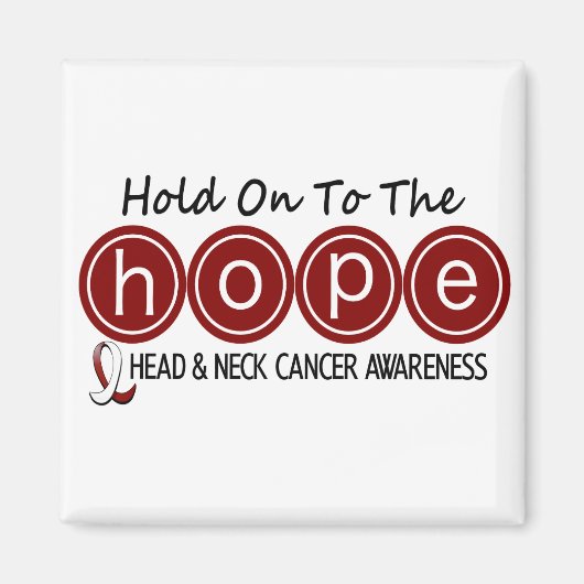Hoofd-halskanker HOPE 6 Magneet (Voorkant)