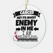 Hoofd-halskanker ontmoette zijn ergste vijand in m keramisch ornament (Links)