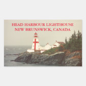 Hoofd havenvuurtoren, NB Canada Stickers (Voorkant)
