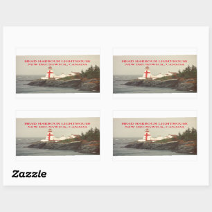 Hoofd havenvuurtoren, NB Canada Stickers