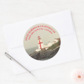Hoofd havenvuurtoren, NB Ronde trekkers Ronde Sticker (Envelop)
