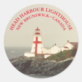 Hoofd havenvuurtoren, NB Ronde trekkers Sticker (Voorkant)