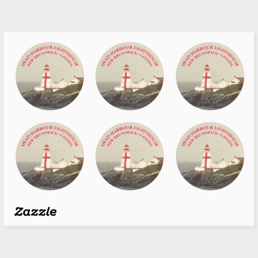 Hoofd havenvuurtoren, NB Ronde trekkers Sticker (Vel)