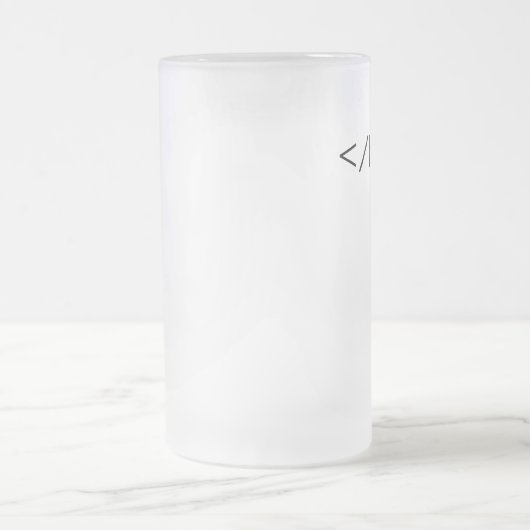 hoofd</head>html label bier mok (Center)