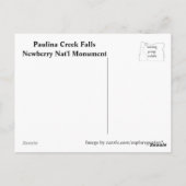 Hoofd herfsten briefkaart (Achterkant)