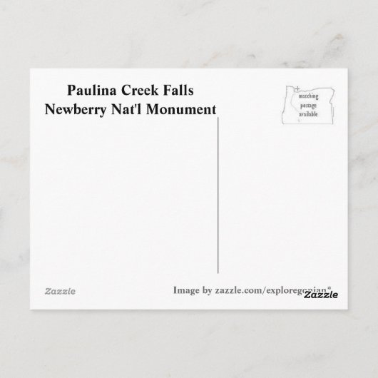 Hoofd herfsten briefkaart (Achterkant)