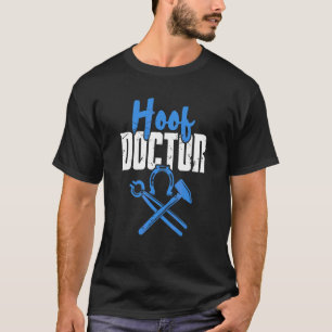Hoofd Hoefsmid Hoefijzer Smid IJzer Smeden T-shirt