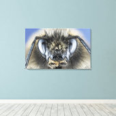 Hoofd hommel canvas afdruk (Insitu (Houten vloer))