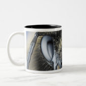 Hoofd hommel tweekleurige koffiemok (Links)